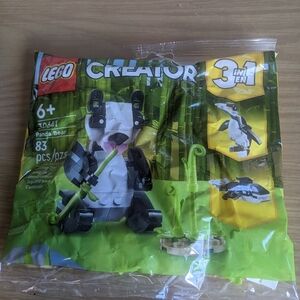 New Factory Sealed Lego Creator 30641 Panda Bear Retired